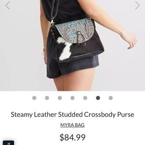 COPY - Myra leather studded bag